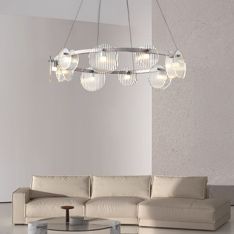 RUTGER R Ring Chandelier by Lampadom - scale reference
