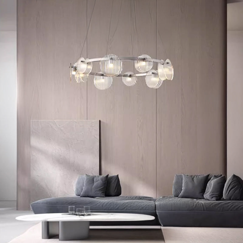 RUTGER R Ring Chandelier by Lampadom - side view