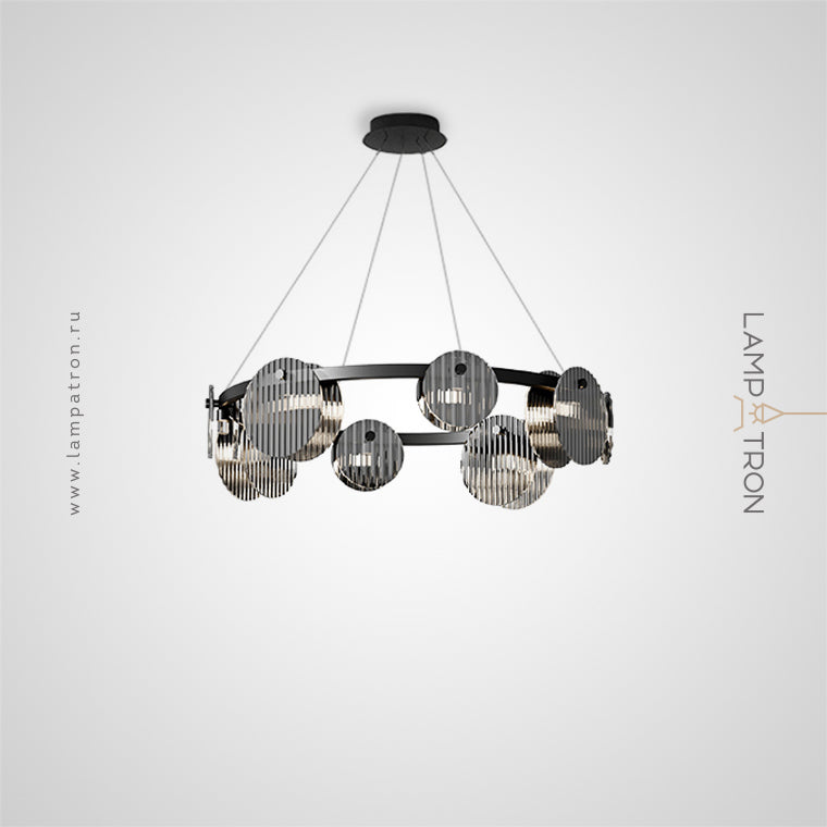RUTGER R Ring Chandelier by Lampadom - top view