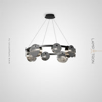 RUTGER R Ring Chandelier by Lampadom - top view