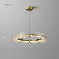SAMANTHA B Ring Chandelier by Lampadom - top view
