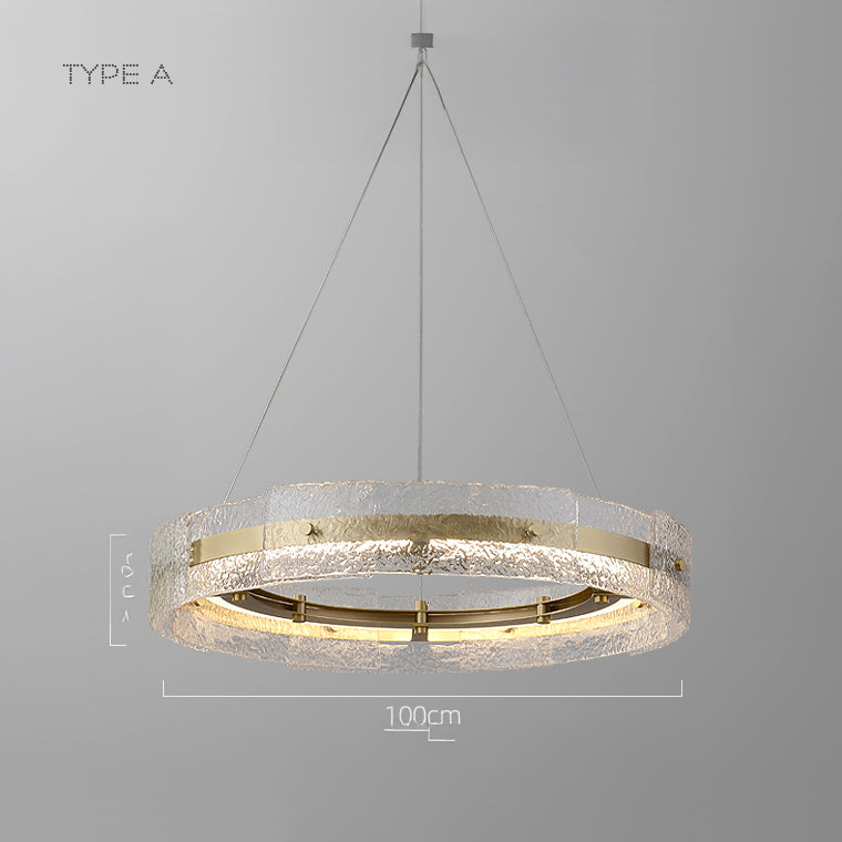 SAMANTHA B Ring Chandelier by Lampadom - top view