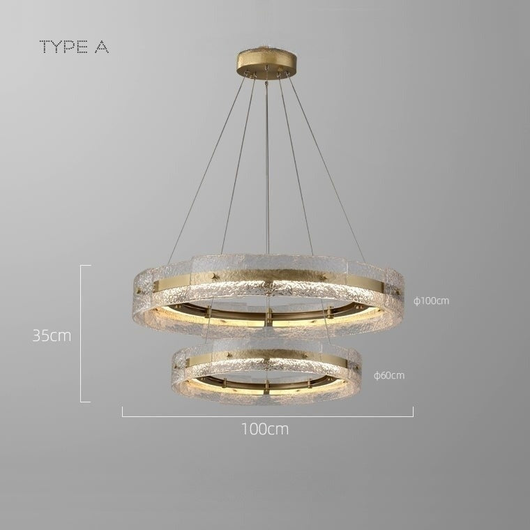 SAMANTHA B Ring Chandelier by Lampadom - close-up