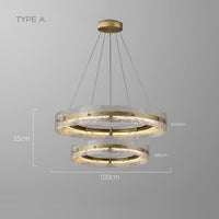 SAMANTHA B Ring Chandelier by Lampadom - close-up