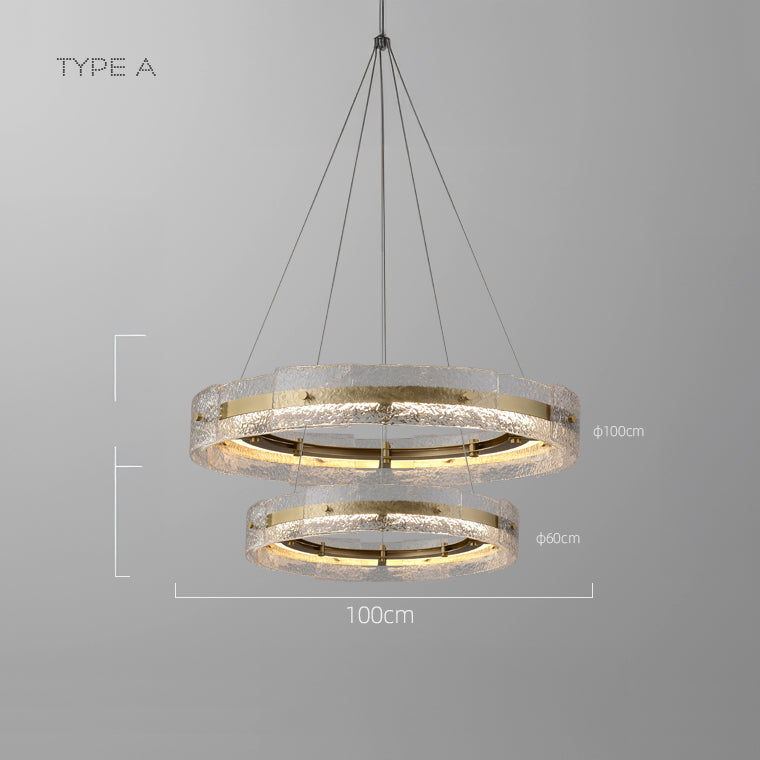 SAMANTHA B Ring Chandelier by Lampadom - close-up
