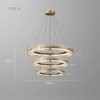 SAMANTHA B Ring Chandelier by Lampadom - scale reference