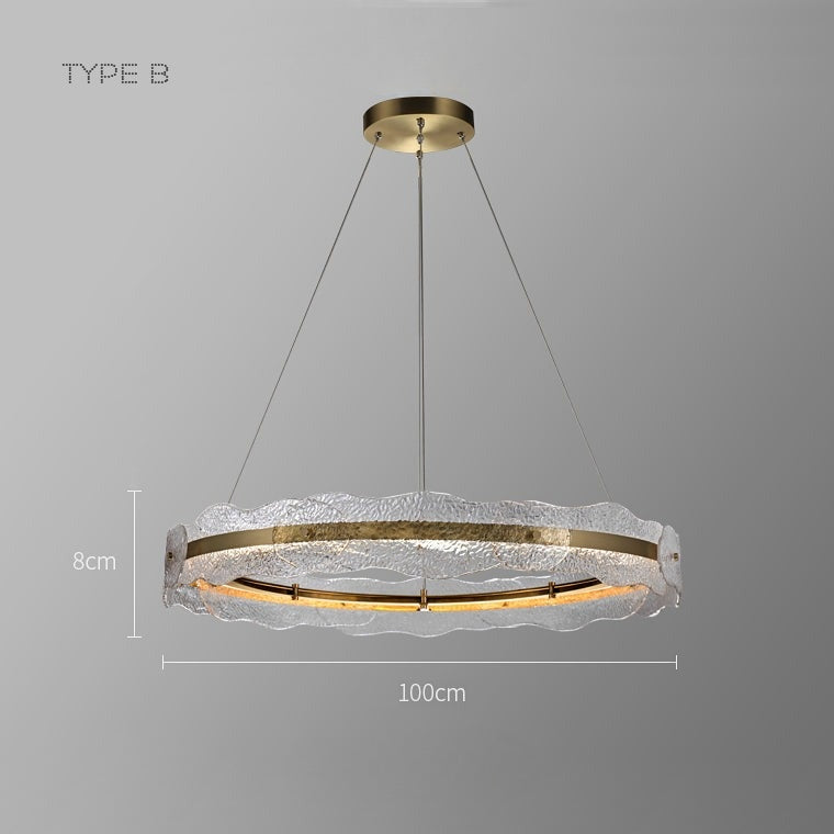 SAMANTHA B Ring Chandelier by Lampadom - top view