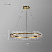 SAMANTHA B Ring Chandelier by Lampadom - top view