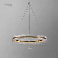 SAMANTHA B Ring Chandelier by Lampadom - scale reference