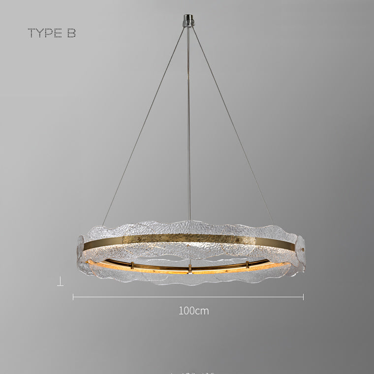SAMANTHA B Ring Chandelier by Lampadom - angle view