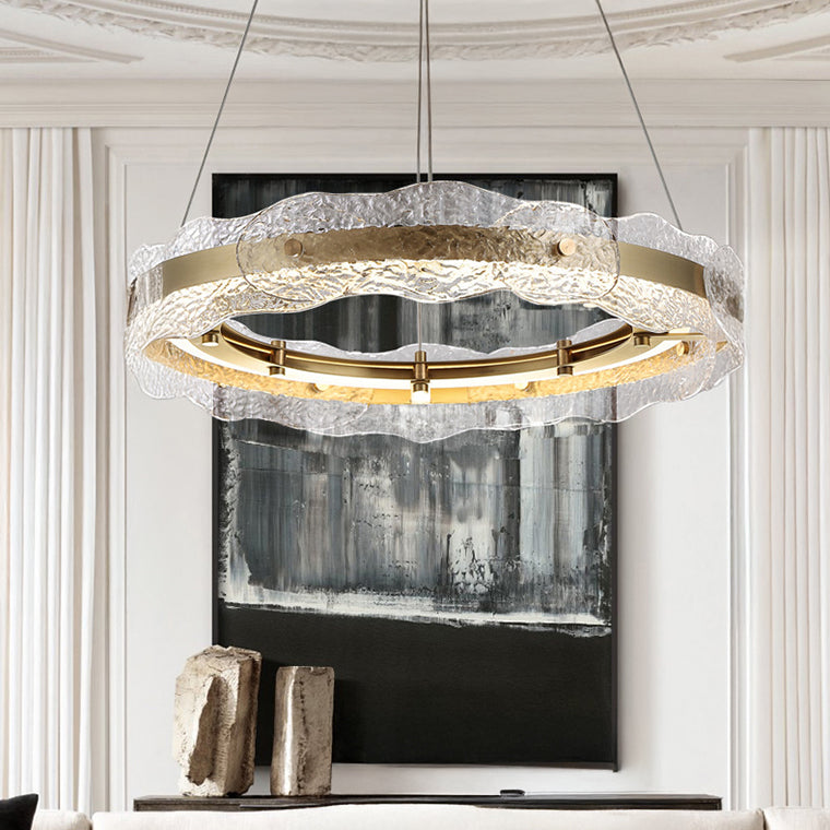 SAMANTHA B Ring Chandelier by Lampadom - side view