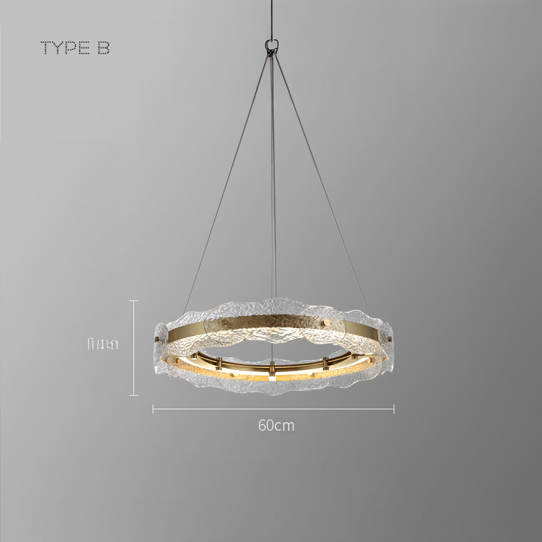 SAMANTHA B Ring Chandelier by Lampadom - top view