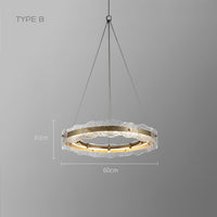 SAMANTHA B Ring Chandelier by Lampadom - top view