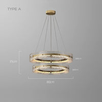 SAMANTHA B Ring Chandelier by Lampadom - side view