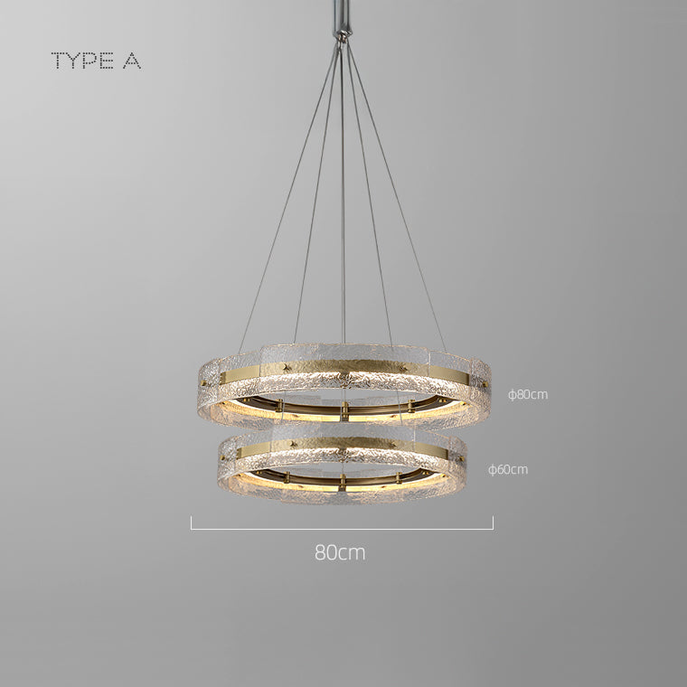 SAMANTHA B Ring Chandelier by Lampadom - scale reference