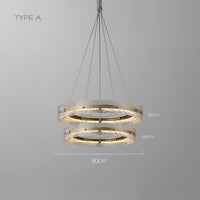 SAMANTHA B Ring Chandelier by Lampadom - scale reference