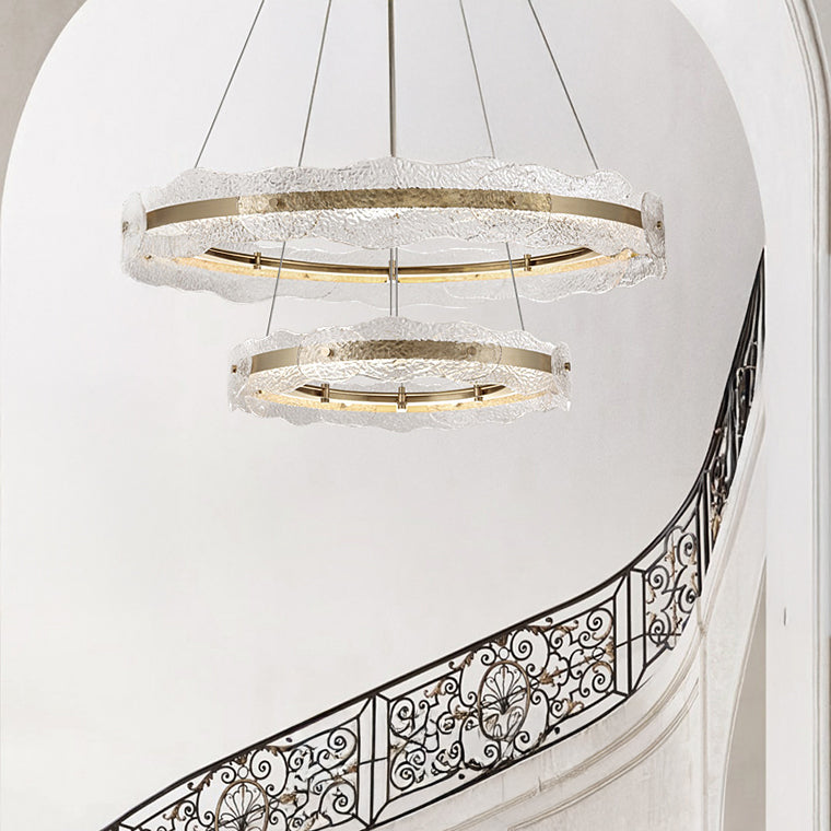 SAMANTHA B Ring Chandelier by Lampadom - side view