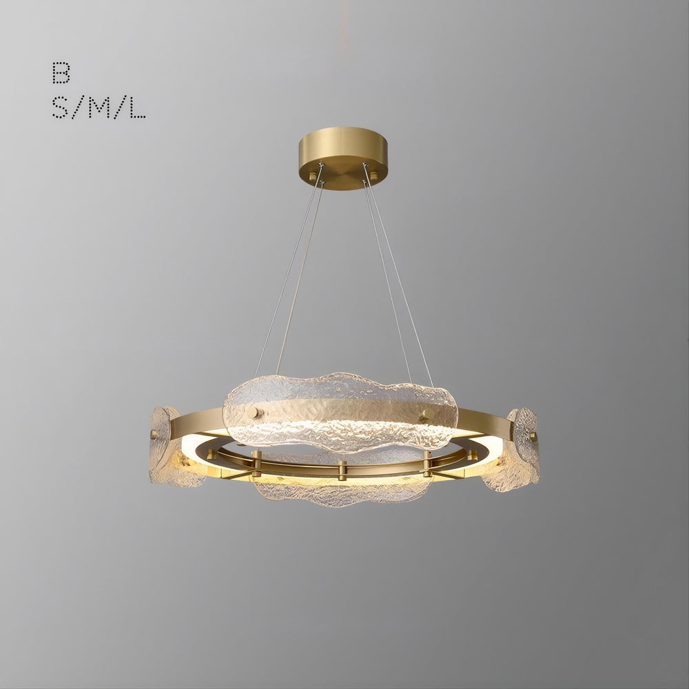 SAMANTHA Ring Chandelier by Lampadom - close-up