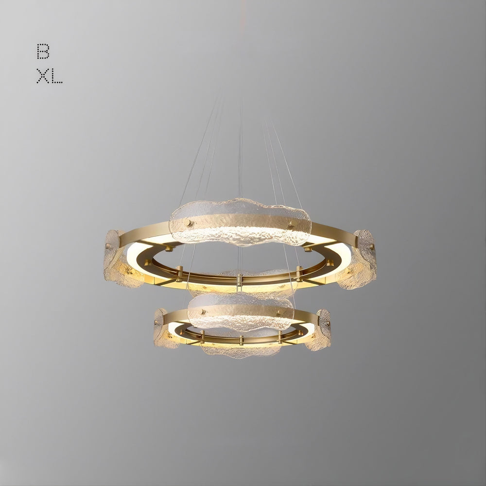 SAMANTHA Ring Chandelier by Lampadom - scale reference