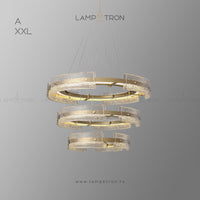 SAMANTHA Ring Chandelier by Lampadom - scale reference