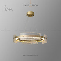 SAMANTHA Ring Chandelier by Lampadom - angle view
