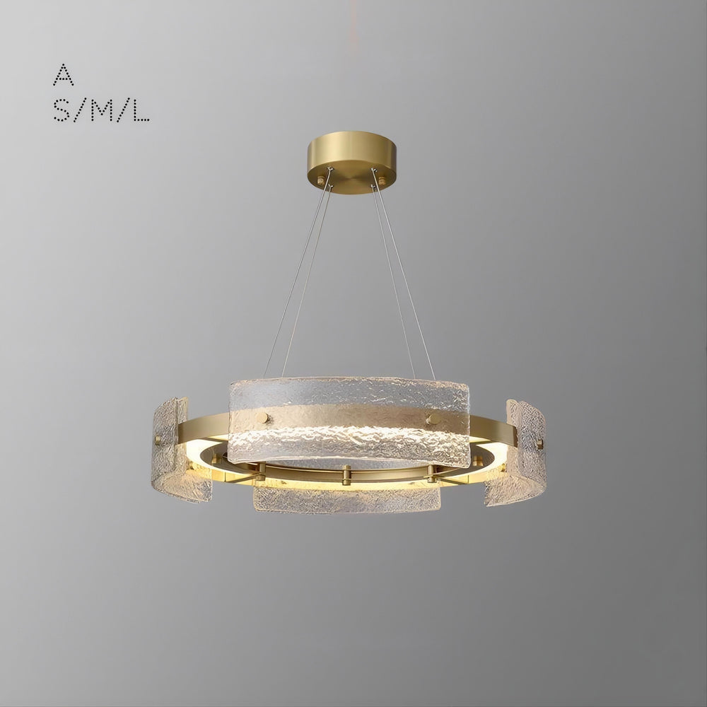 SAMANTHA Ring Chandelier by Lampadom - side view