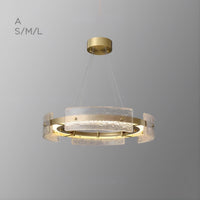 SAMANTHA Ring Chandelier by Lampadom - side view