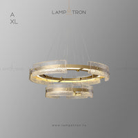 SAMANTHA Ring Chandelier by Lampadom - close-up