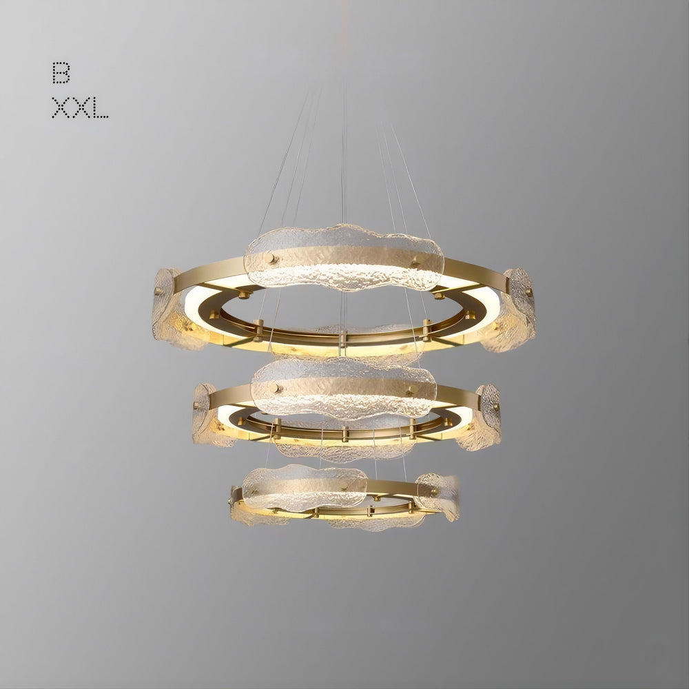SAMANTHA Ring Chandelier by Lampadom - top view