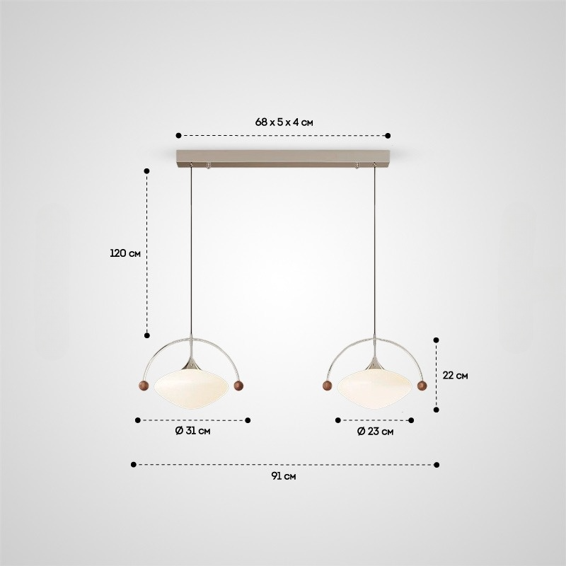 SANDER 1 Pendant by Lampadom - detail view