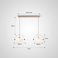 SANDER 1 Pendant by Lampadom - detail view