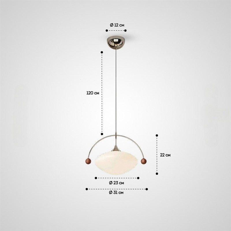 SANDER 1 Pendant by Lampadom - close-up