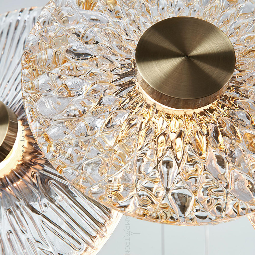 SANDRA Ring Chandelier by Lampadom - side view