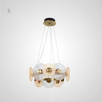 SANDRA Ring Chandelier by Lampadom - side view