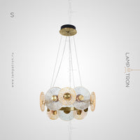 SANDRA Ring Chandelier by Lampadom - detail view