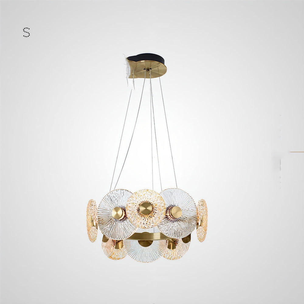 SANDRA Ring Chandelier by Lampadom - top view