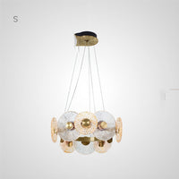 SANDRA Ring Chandelier by Lampadom - top view