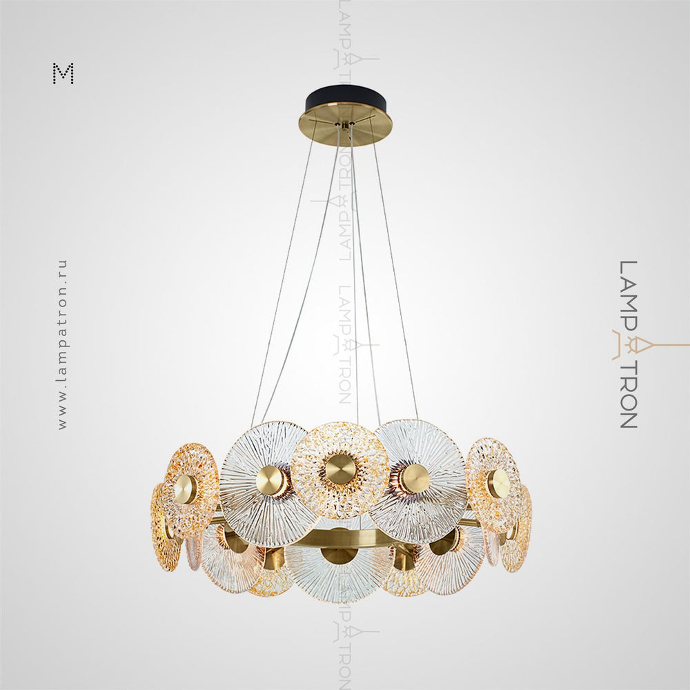 SANDRA Ring Chandelier by Lampadom - scale reference