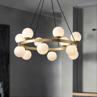 SANNE Ring Chandelier by Lampadom - ambient shot