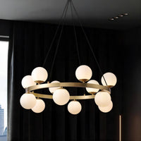 SANNE Ring Chandelier by Lampadom - detail view