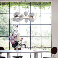 SANNE Ring Chandelier by Lampadom - side view
