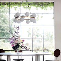 SANNE Ring Chandelier by Lampadom - close-up