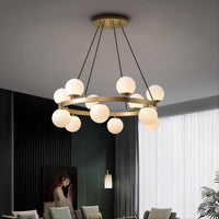 SANNE Ring Chandelier by Lampadom - detail view