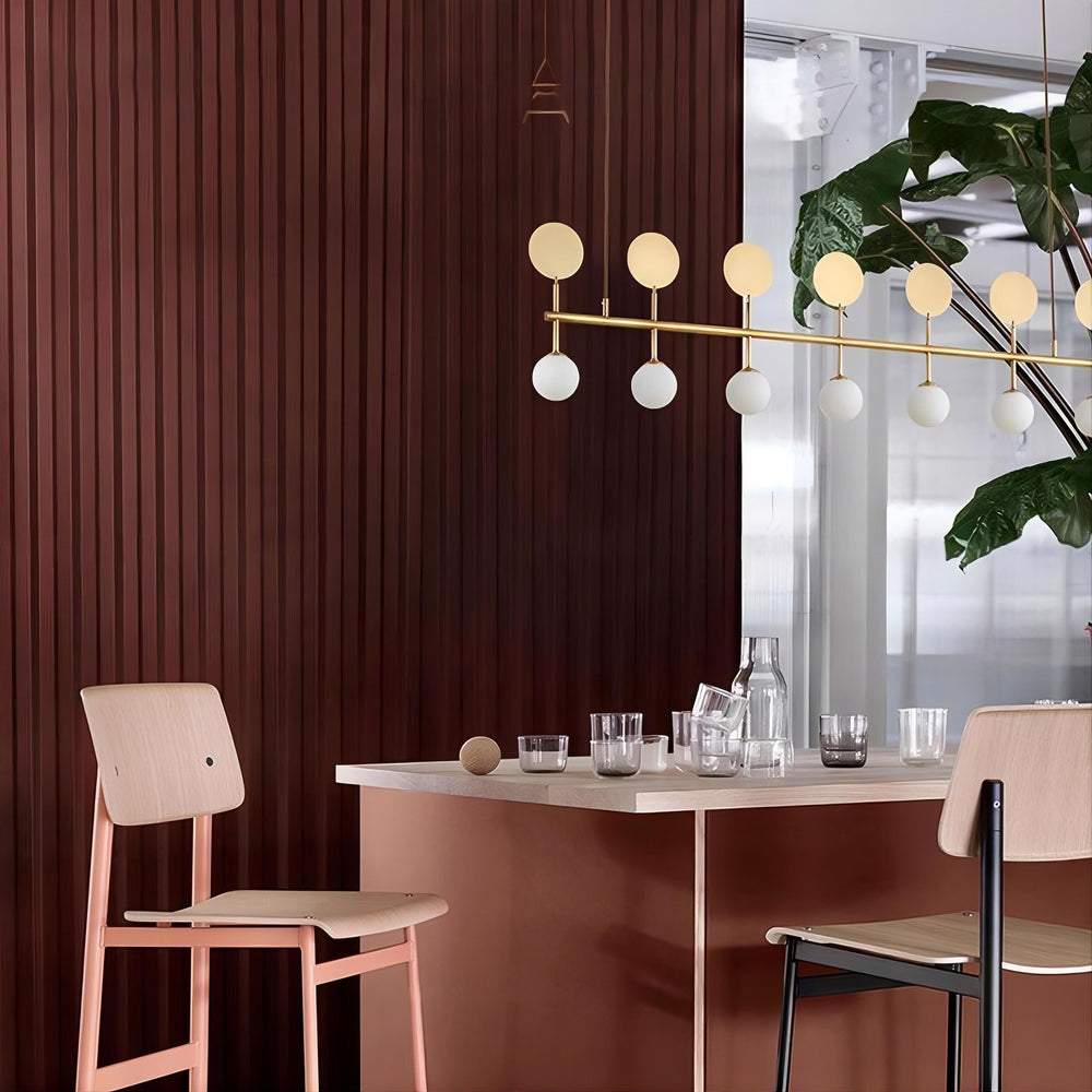 SANTA Linear Chandelier by Lampadom - ambient shot