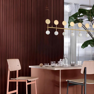 SANTA Linear Chandelier by Lampadom
