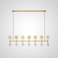 SANTA Linear Chandelier by Lampadom - close-up