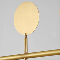 SANTA Linear Chandelier by Lampadom - scale reference