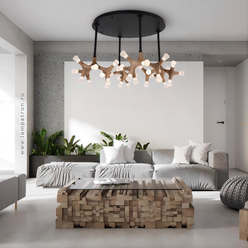 SANTANA Ceiling Chandelier by Lampadom - scale reference