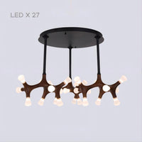 SANTANA Ceiling Chandelier by Lampadom - side view