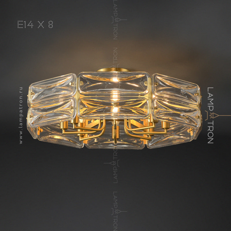 SARIA Ceiling Chandelier by Lampadom - close-up